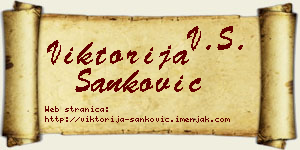 Viktorija Sanković vizit kartica